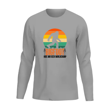 Bigfoot Hide And Seek Men Long Sleeve Shirt